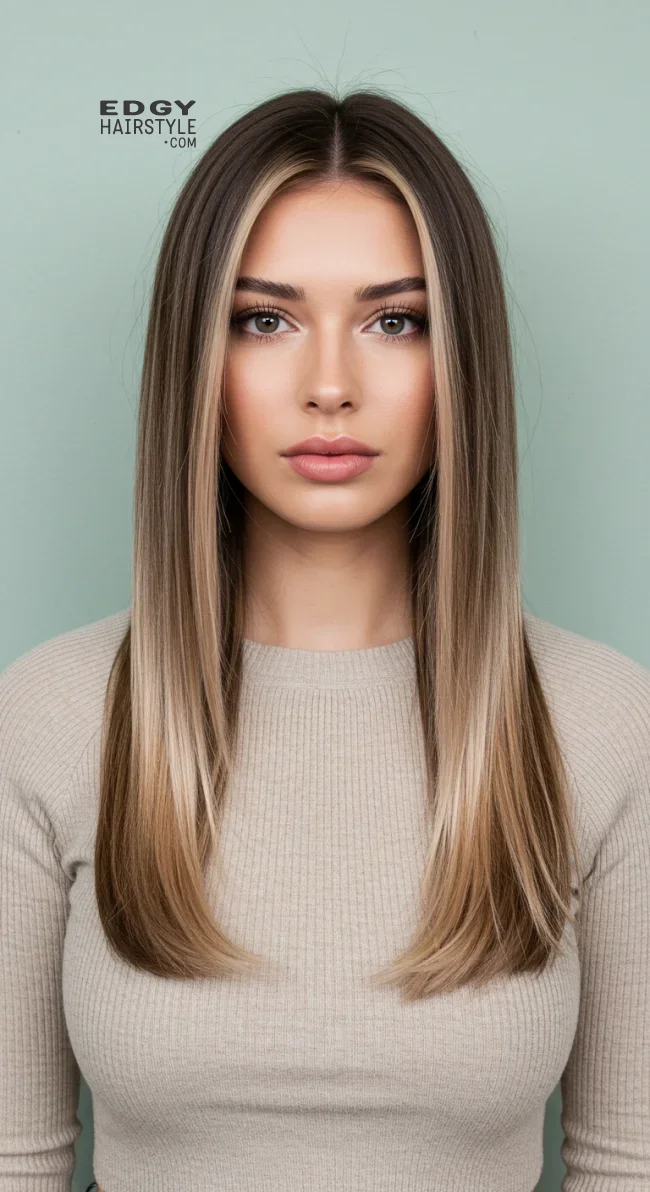 13. Beige Brunette Balayage | 15 Brunette Balayage Ideas To Refresh Your Look