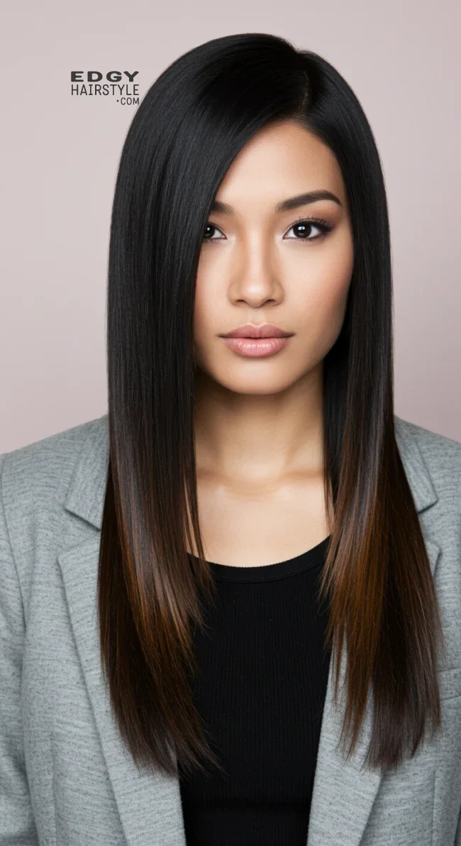 9. Espresso Brunette Balayage | 15 Brunette Balayage Ideas To Refresh Your Look