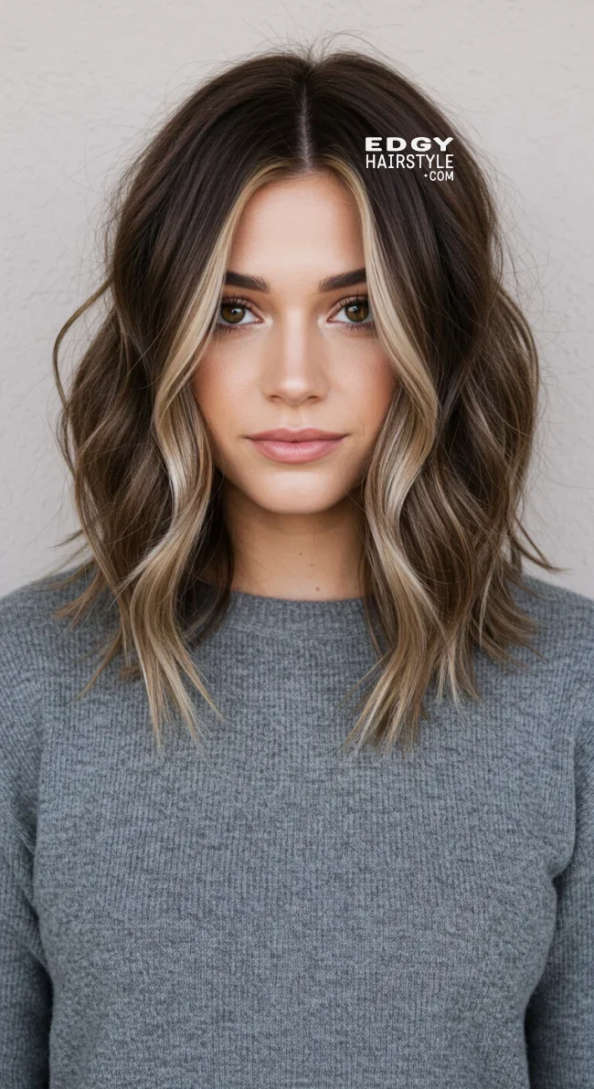 6. Mocha Brunette Balayage | 15 Brunette Balayage Ideas To Refresh Your Look