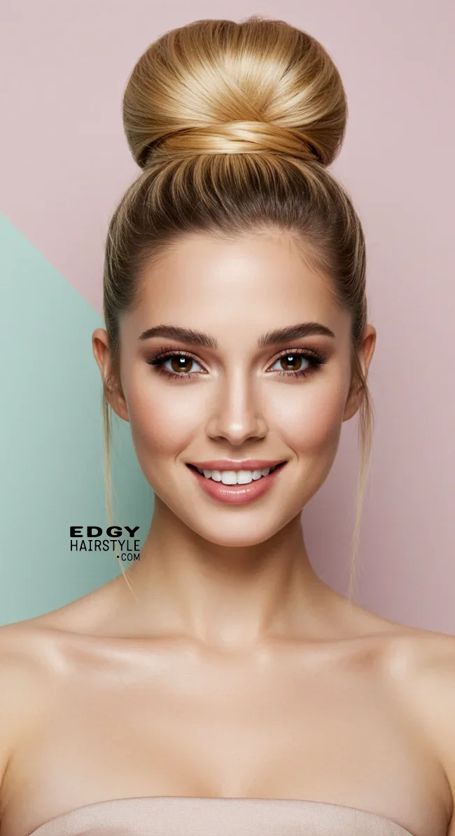 8. High Bun | Simple Bun Hairstyles: Effortless Elegance For Every Occasion