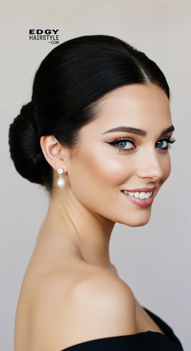 5. Chignon Bun | Simple Bun Hairstyles: Effortless Elegance For Every Occasion