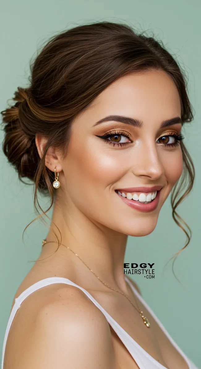 9. Side Bun | Simple Bun Hairstyles: Effortless Elegance For Every Occasion