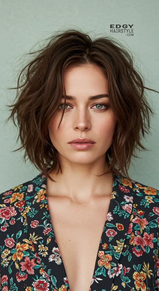 10. Messy Layered Bob | Layered Bob Hairstyles: Unlocking The Trendiest Looks