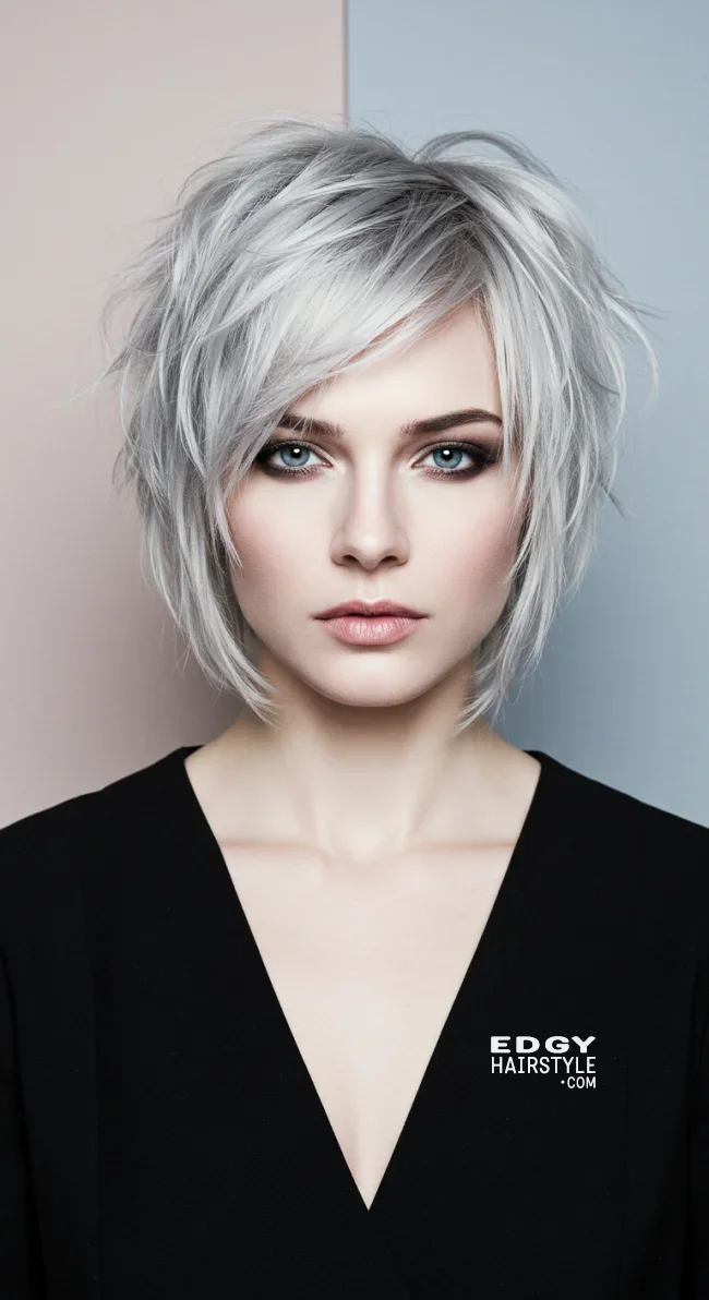 6. Choppy Layered Bob | Layered Bob Hairstyles: Unlocking The Trendiest Looks