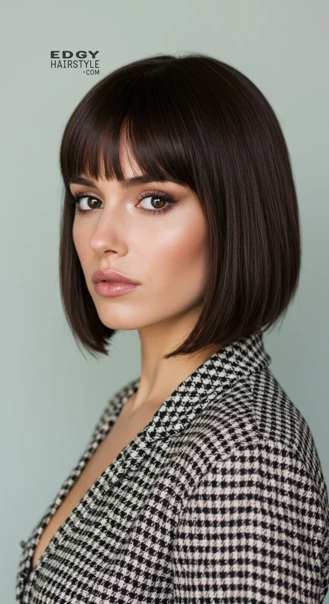 8. Blunt Cut Layered Bob | Layered Bob Hairstyles: Unlocking The Trendiest Looks
