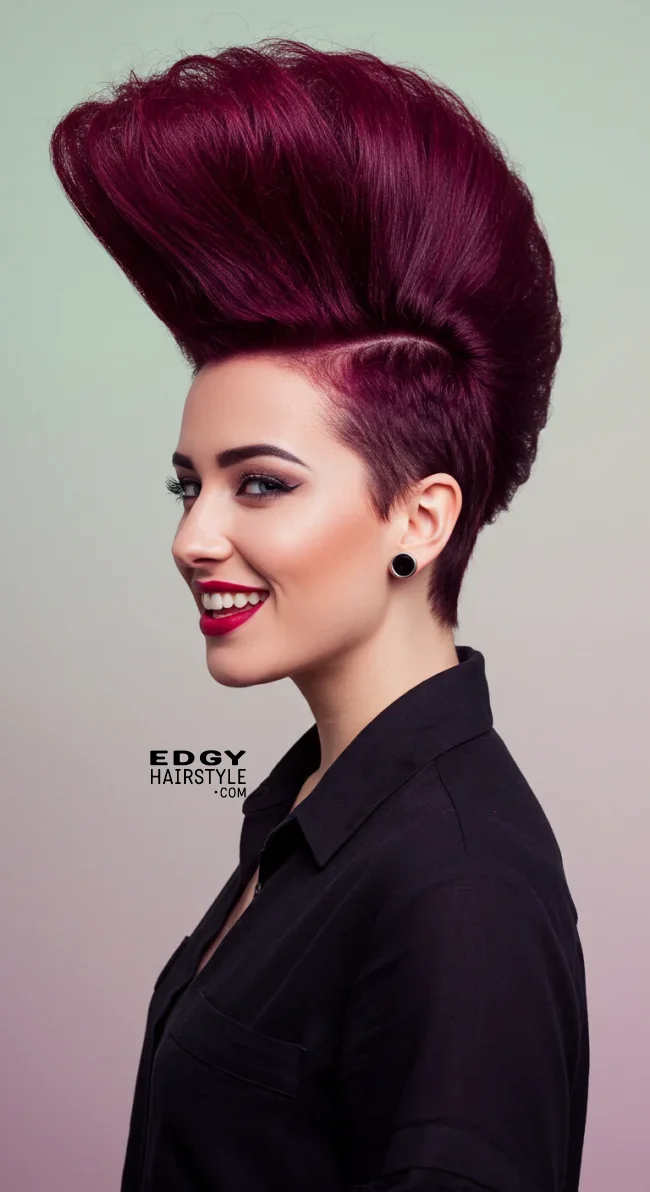 7. Voluminous Mohawk with Undercut | Bold And Trendy: Mohawk Hairstyles In Modern Fashion