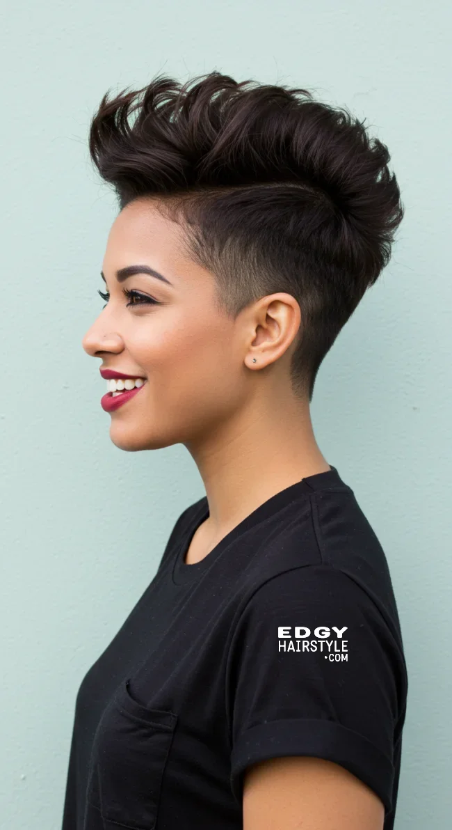 2. Tapered Mohawk Fade | Bold And Trendy: Mohawk Hairstyles In Modern Fashion