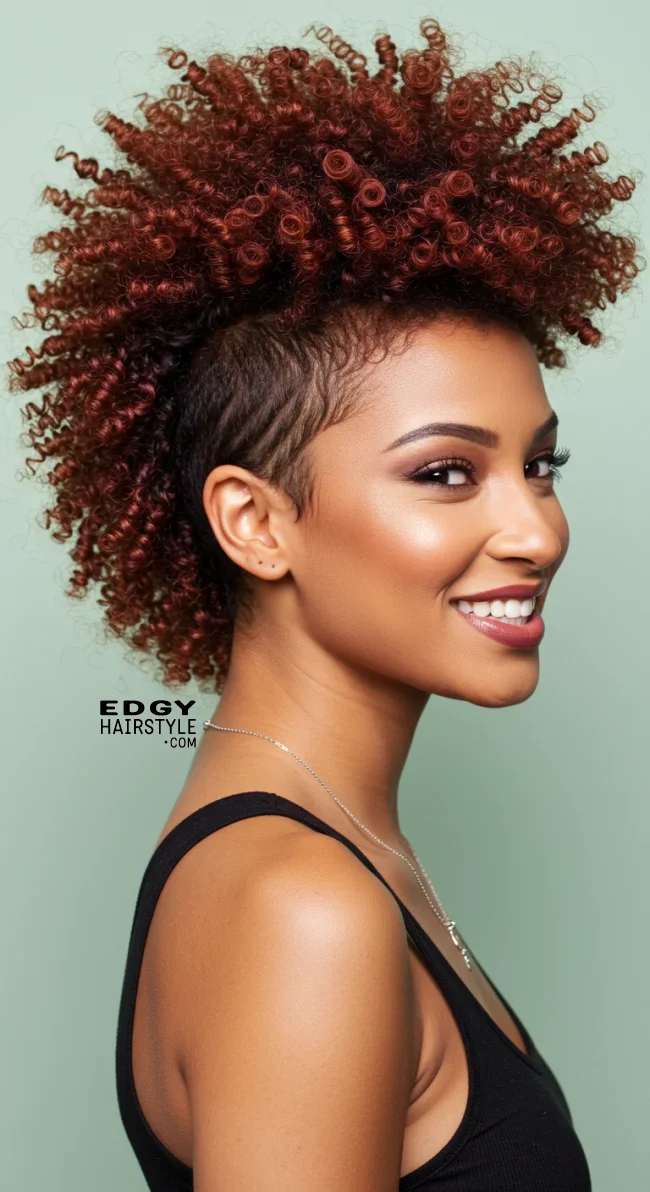 3. Curly Mohawk | Bold And Trendy: Mohawk Hairstyles In Modern Fashion