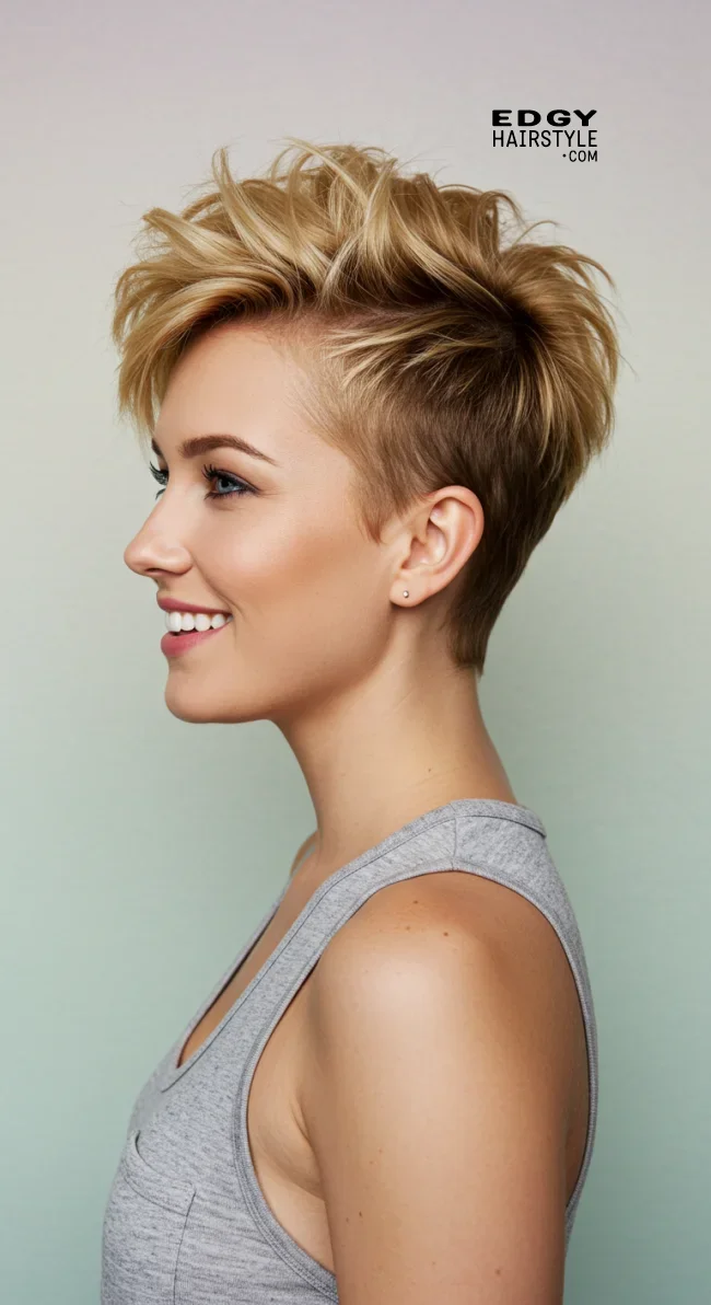 6. Short Mohawk Pixie | Bold And Trendy: Mohawk Hairstyles In Modern Fashion