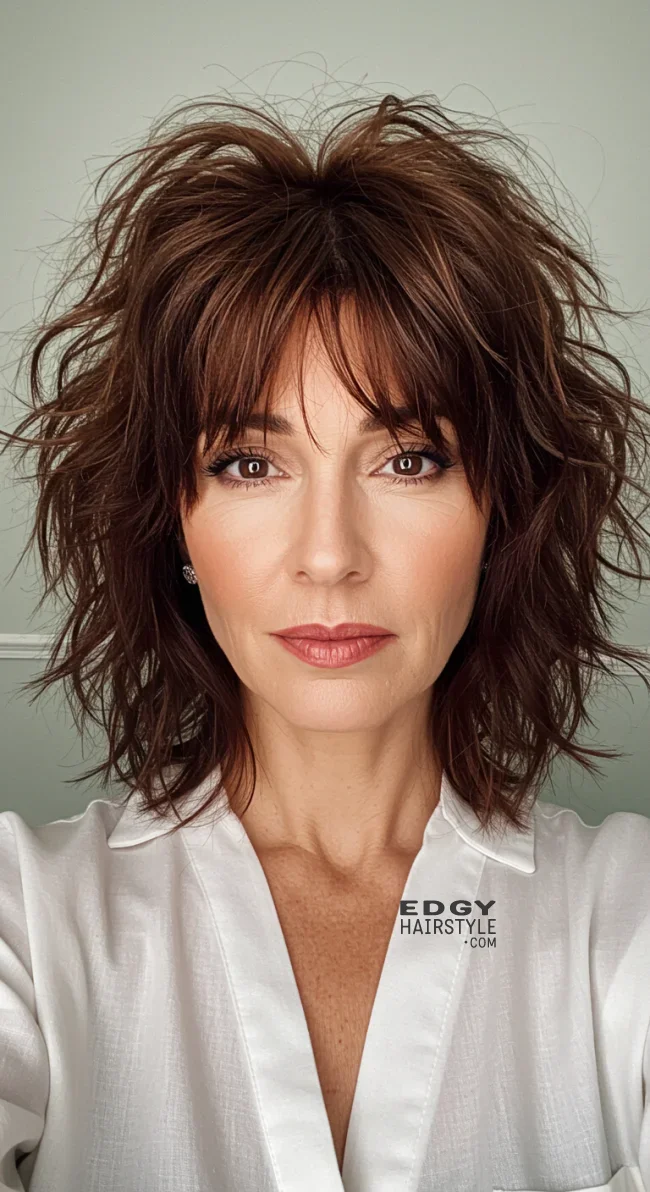 4. Shoulder-Length Shag | Hairstyles That Make You Look Younger Without Botox