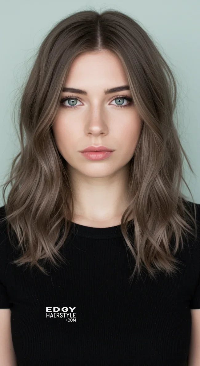 5. Cool-Toned Brown | 15 Hair Colors For Gray Eyes To Bring Out Your Rare Charm