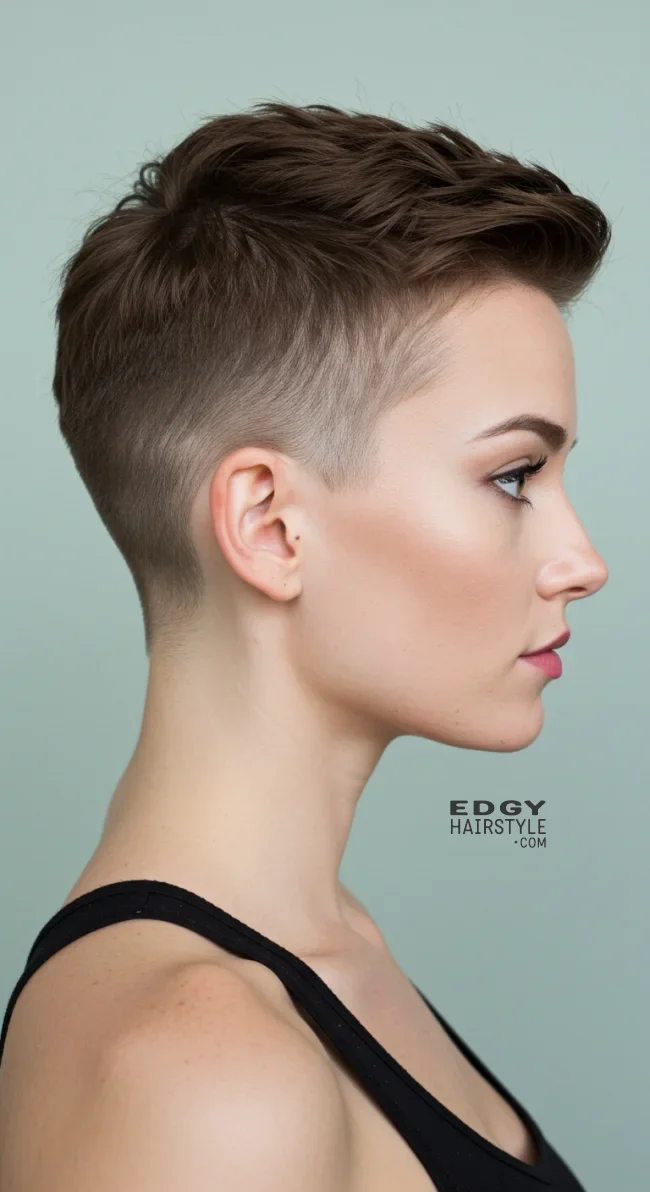 3. Faded Buzz Cut | Bold And Beautiful: Embracing The Trend With A Buzz Cut For Women