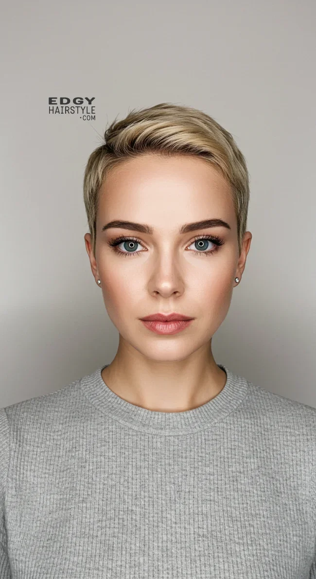 11. Shadow Root Buzz Cut | Bold And Beautiful: Embracing The Trend With A Buzz Cut For Women