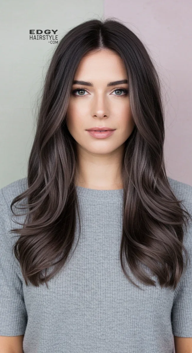 8. Dark Ash Brown | 15 Hair Colors For Cool Skin Tones, According To Stylists
