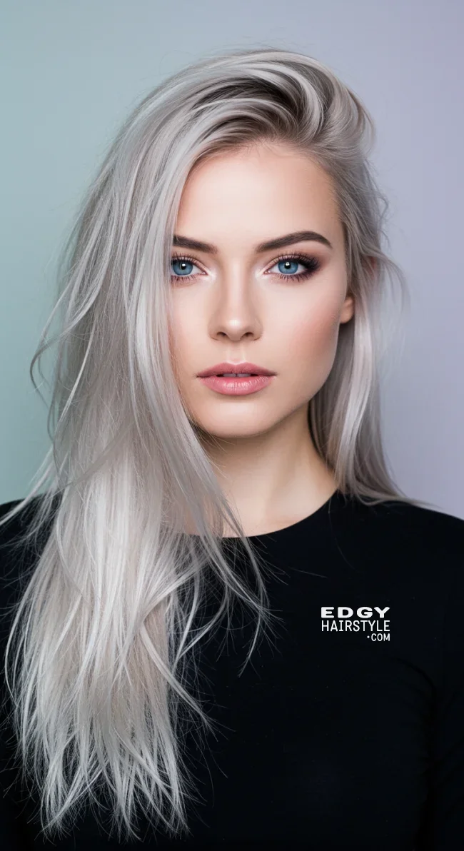 3. Silver Blonde | 15 Hair Colors For Cool Skin Tones, According To Stylists