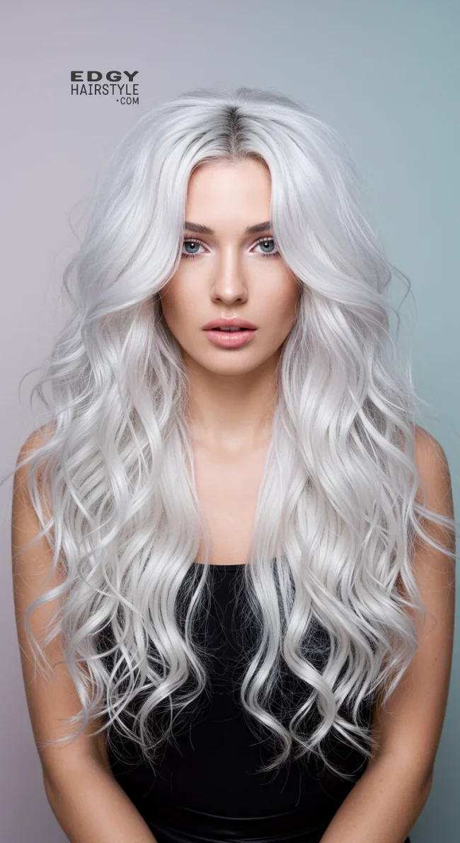 4. Icy White | 15 Hair Colors For Cool Skin Tones, According To Stylists