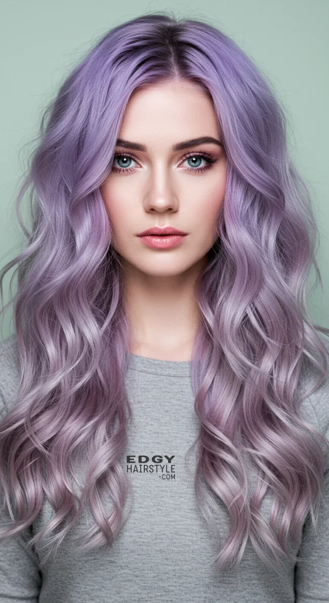 11. Smokey Lavender | 15 Hair Colors For Cool Skin Tones, According To Stylists