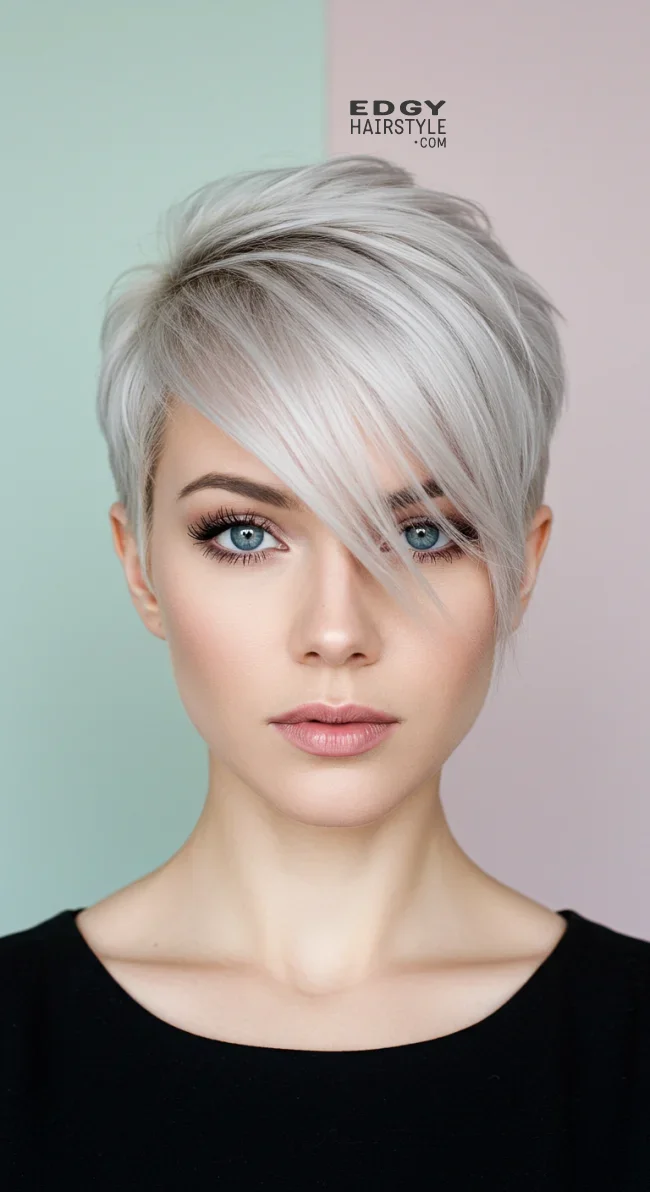 4. Pixie Cut with Side-Swept Bangs | 15 Trendy Hairstyles To Try In 2025