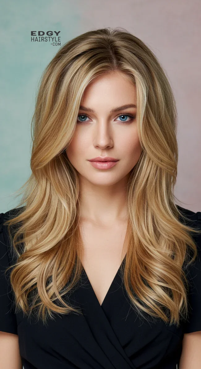 15. Long Layers with Face-Framing Highlights | 15 Trendy Hairstyles To Try In 2025