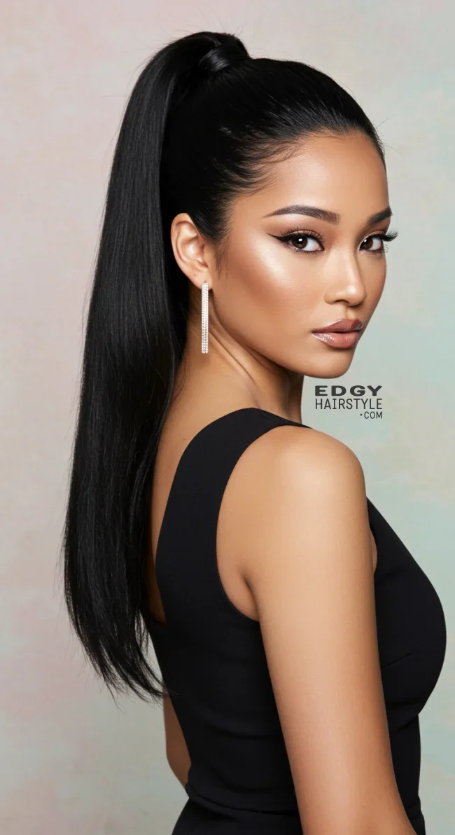 6. Sleek High Ponytail | 15 Trendy Hairstyles To Try In 2025