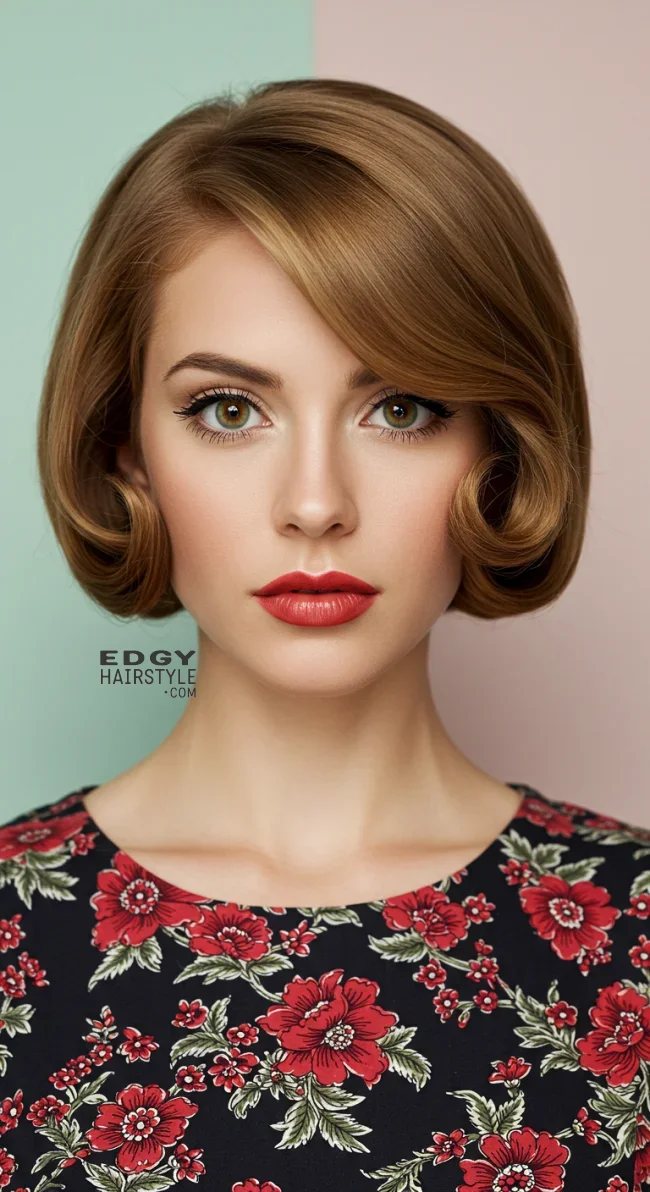 10. Retro Flip Hairstyle | 15 Trendy Hairstyles To Try In 2025