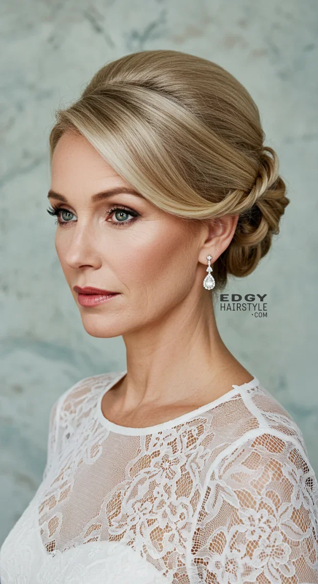 3. Elegant French Twist | 15 Gorgeous Mother Of The Bride Hairstyles For A Special Day