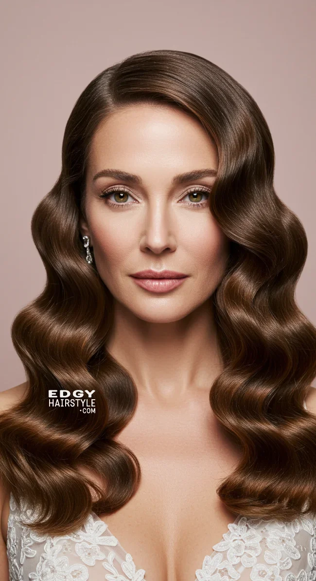 10. Hollywood Waves | 15 Gorgeous Mother Of The Bride Hairstyles For A Special Day