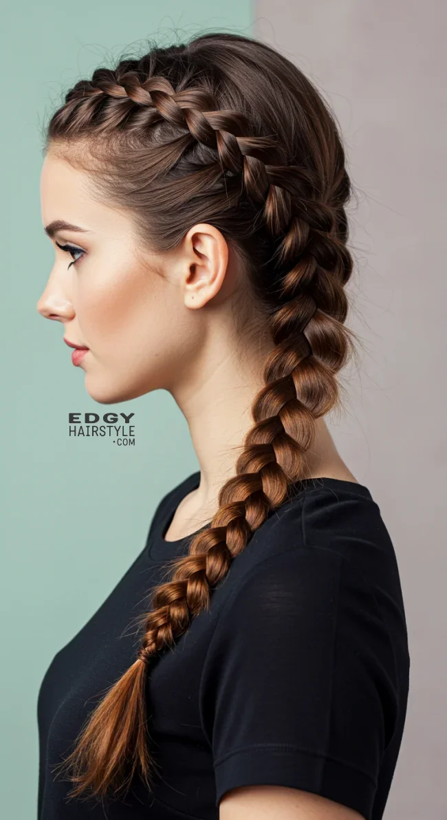 2. French Braid | 15 Gorgeous Braided Hairstyles For Long Hair