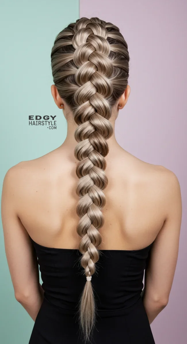 11. Pull-Through Braid | 15 Gorgeous Braided Hairstyles For Long Hair