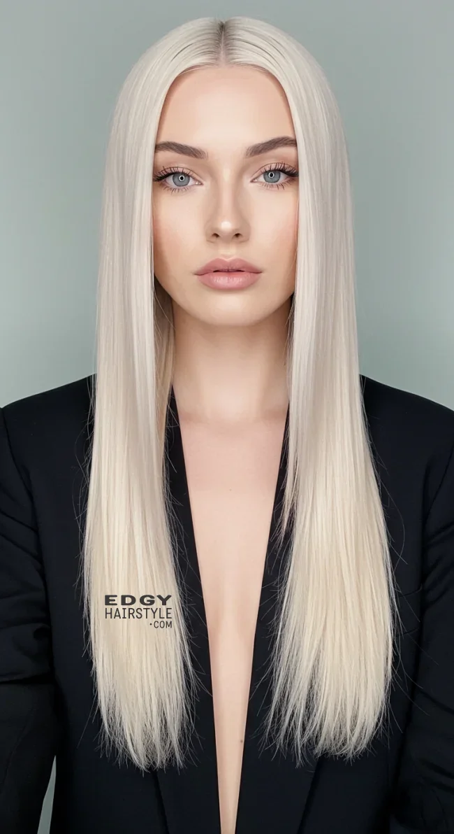 6. Sleek Straight Hair | 15 Easy Step By Step Hair Tutorials For Chic Hairstyles