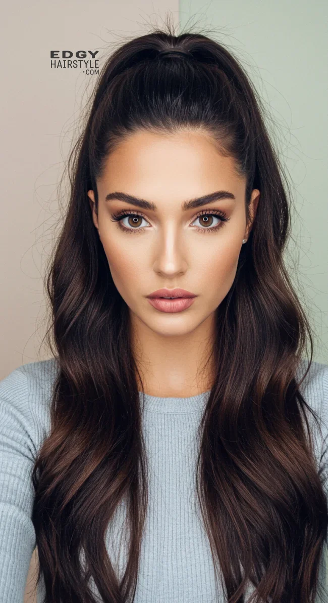 8. Voluminous Ponytail | 15 Easy Step By Step Hair Tutorials For Chic Hairstyles