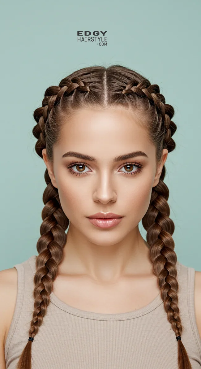 5. Dutch Braid Crown | 15 Easy Step By Step Hair Tutorials For Chic Hairstyles