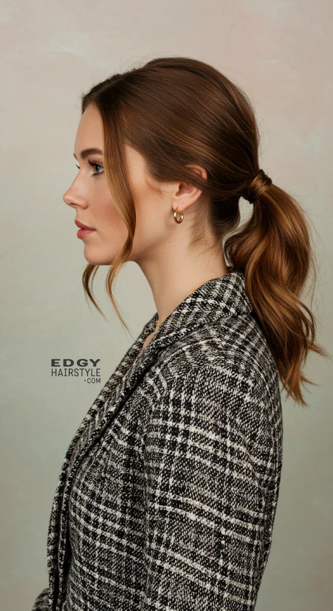 11. Twisted Low Ponytail | 15 Easy Step By Step Hair Tutorials For Chic Hairstyles