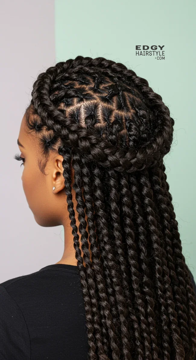 5. Twist Crown Braid | 10 Creative Twist Hairstyles For A Bold And Beautiful Look