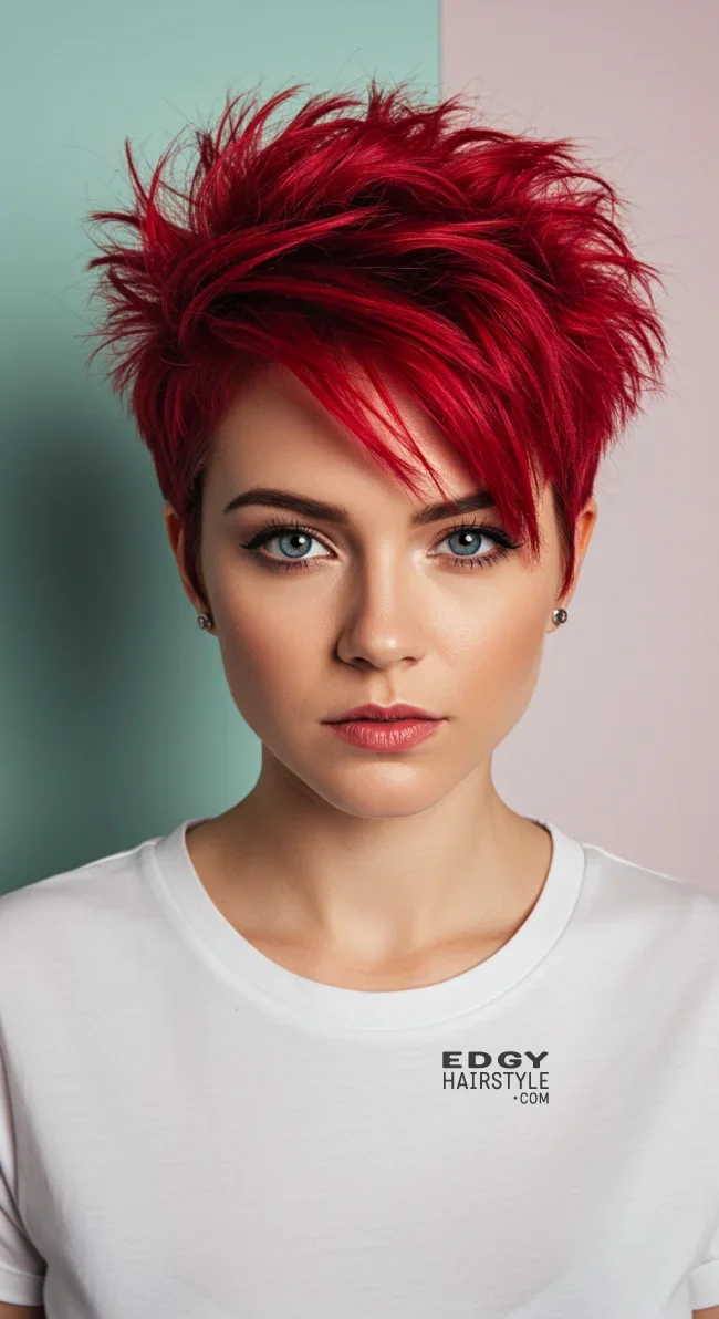 6. Tousled Red Pixie | Radiant Red Locks: Embracing The Beauty Of Natural