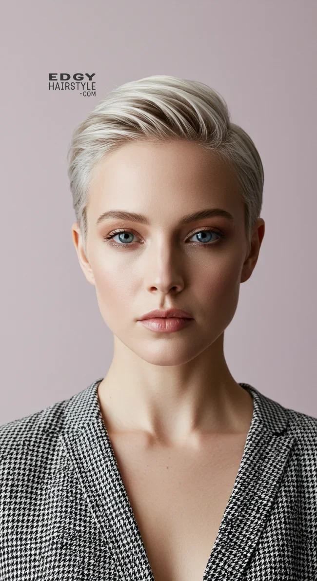 5. Slicked-Back Pixie | 10 Trendy Pixie Cut Ideas Catering To All Tastes