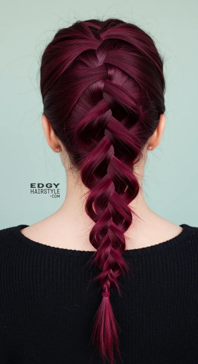 6. Elegant Fishtail Braid | Winter Hairstyles: Embrace The Season With Chic And Cozy Looks