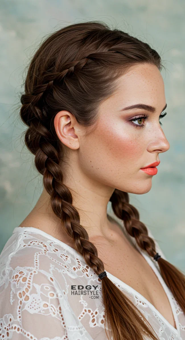 3. Braided Crown | 7 Holiday Hairstyles That Are Easy