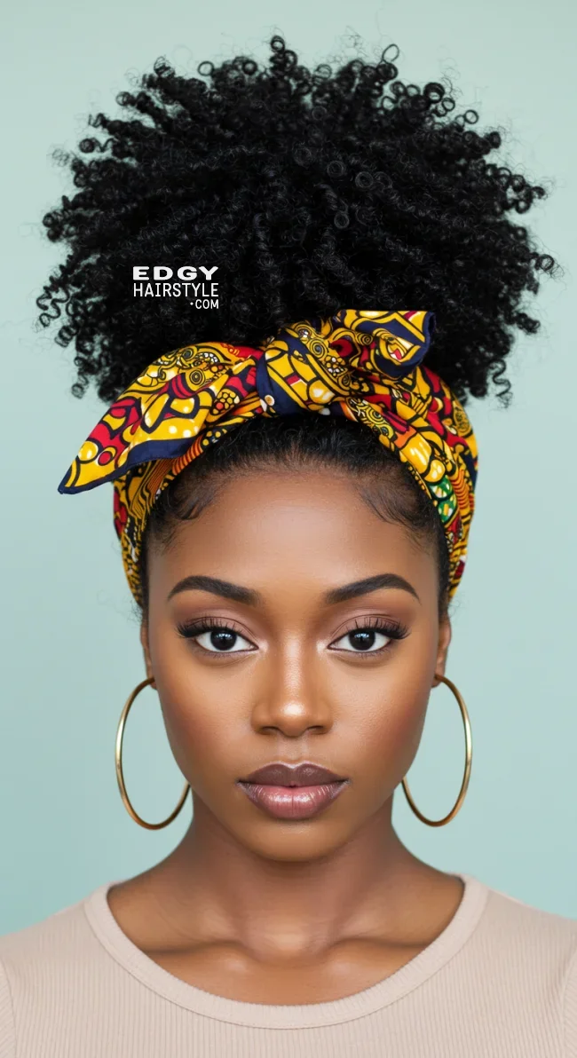 8. Wrapped Top Knot | Scarf Chic: Elevate Your Style With A Scarf In Your Hair