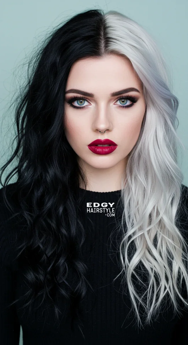 5. Two-Tone Hair | 8 Classic Grunge Hairstyles That Are Most Popular