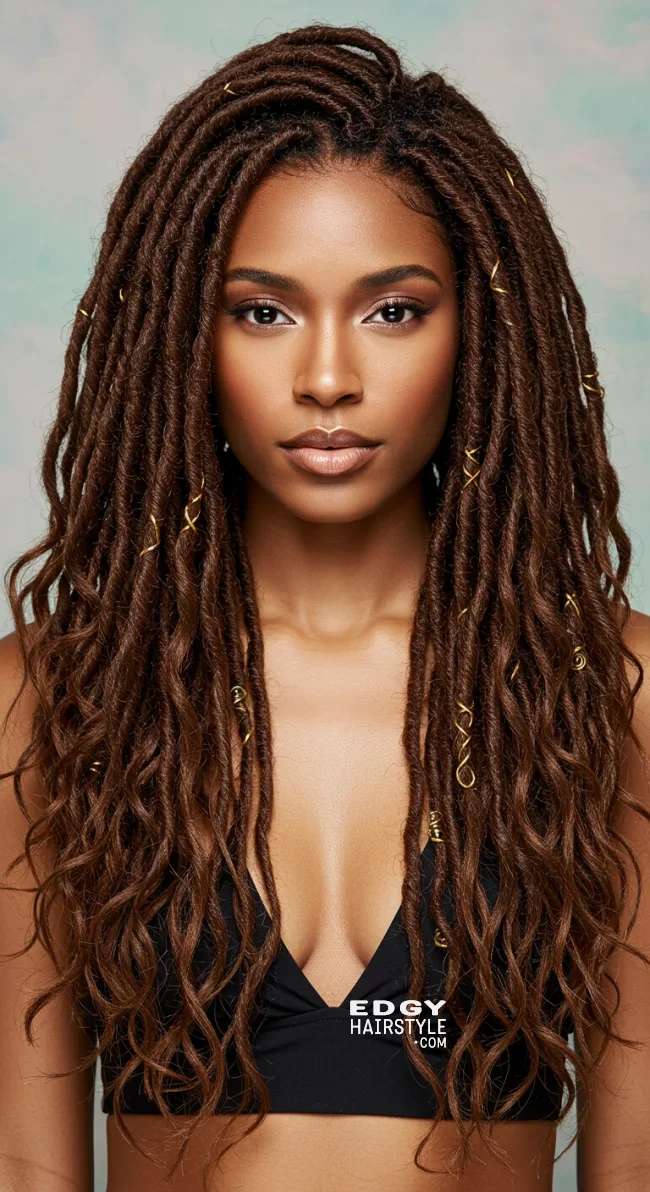 7. Goddess Locs | 15 Top Hairstyles For Black Women (Trending For 2025)