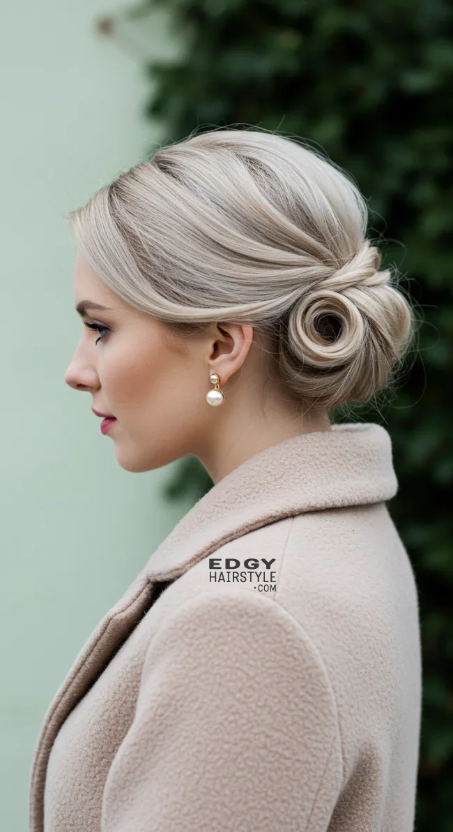 10. Classic French Twist | 10 Unique Winter Hairstyles – Best Winter Trends