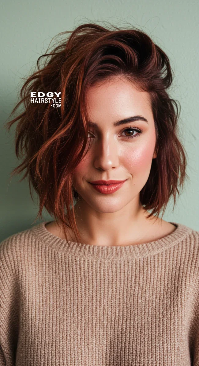 3. Bedhead Bob | Embrace Effortless Charm With Messy Hairstyles