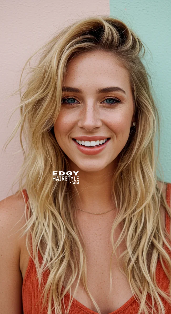 2. Beachy Waves | Embrace Effortless Charm With Messy Hairstyles