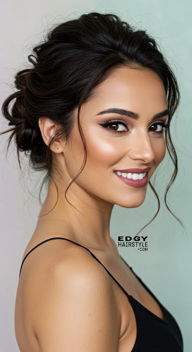 16. Messy French Twist | Embrace Effortless Charm With Messy Hairstyles