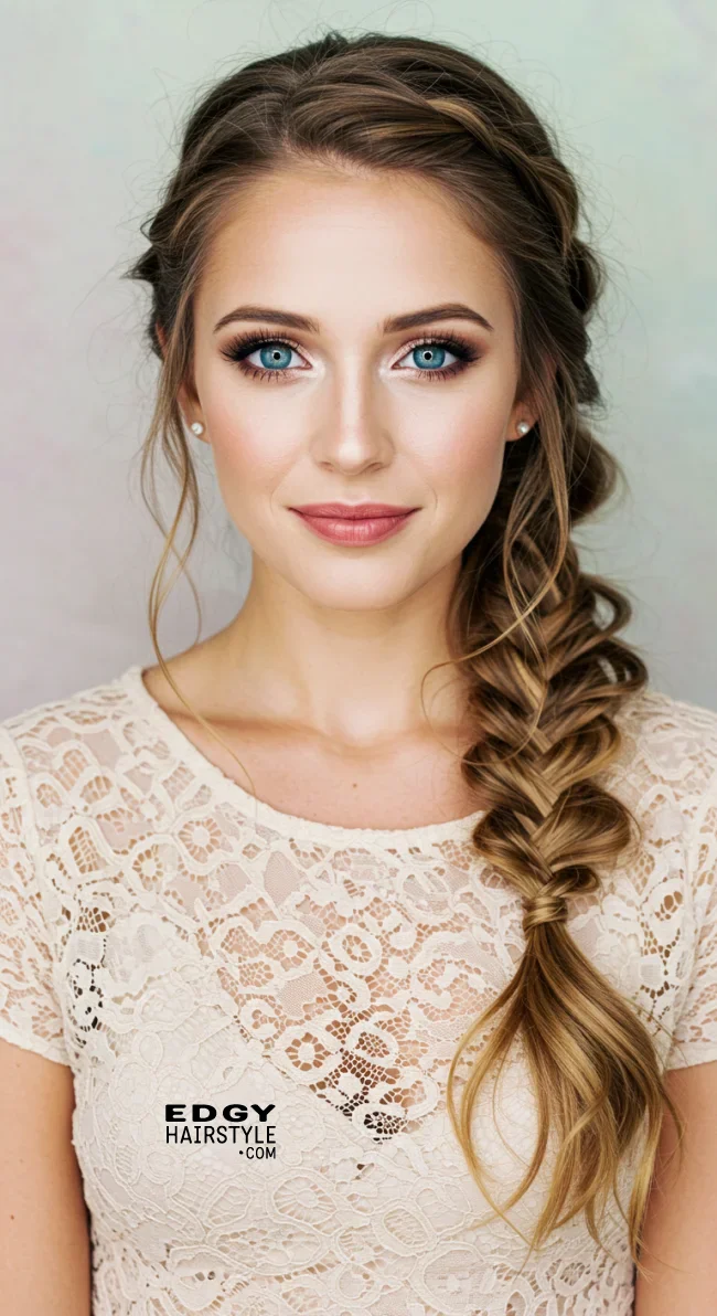 14. Messy Fishtail Braid | Embrace Effortless Charm With Messy Hairstyles