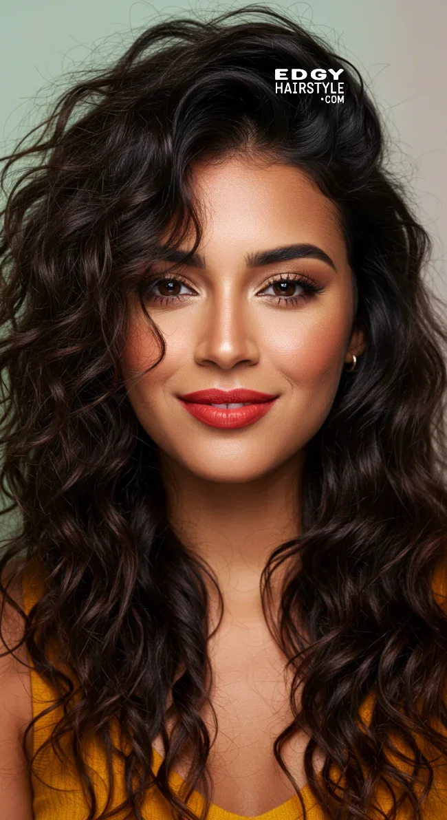 8. Loose, Tousled Curls | Embrace Effortless Charm With Messy Hairstyles