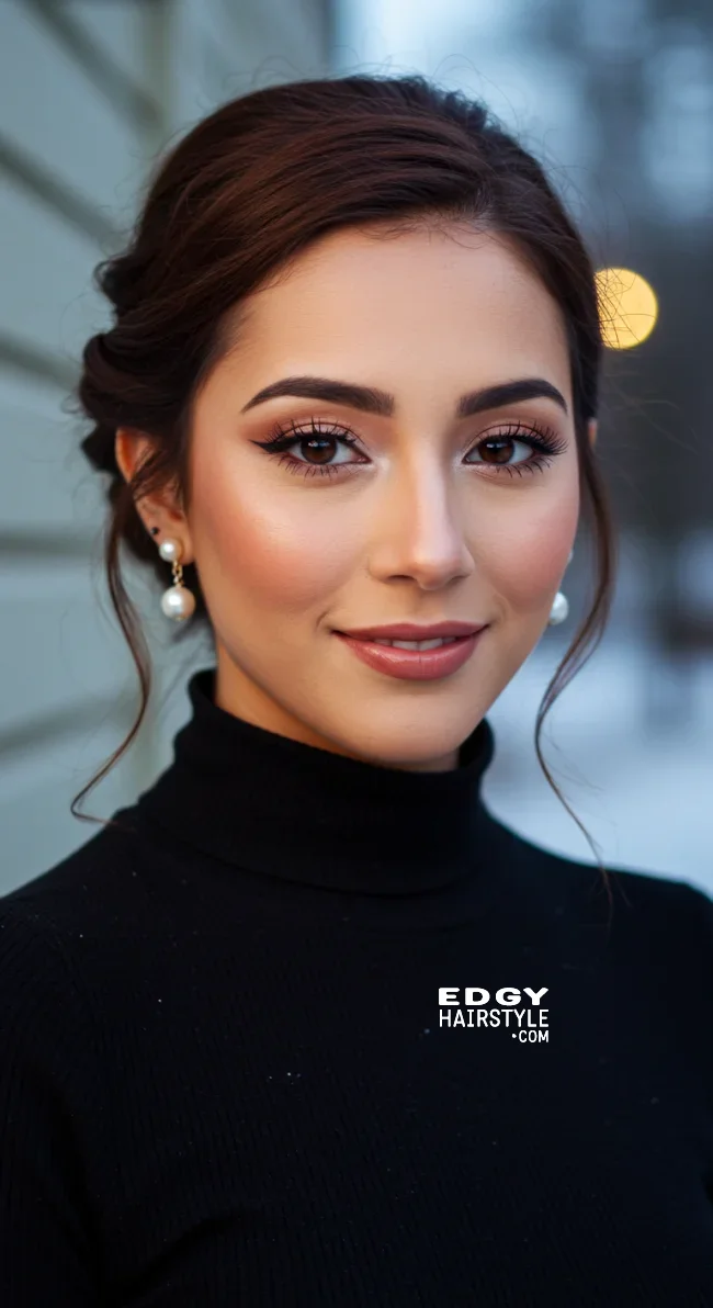 4. Classic French Twist | Elegant Winter Hairstyles With Celebrities: Embrace The Season In Style