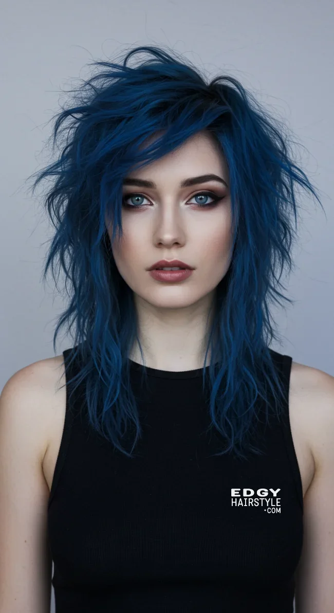 10. Choppy Wolf Cut | Wolf Cut: A Fierce Trend Every Woman Desires