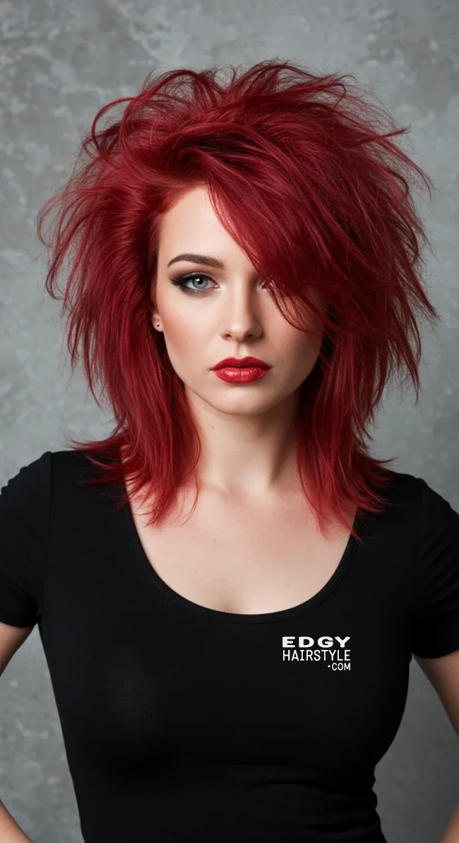 15. Voluminous Wolf Cut | Wolf Cut: A Fierce Trend Every Woman Desires